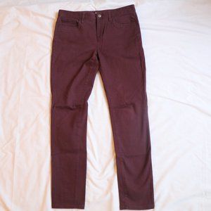 Burgundy Skinny Jeans